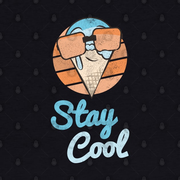 Stay Cool Ice Cream Summer Quote by Commykaze